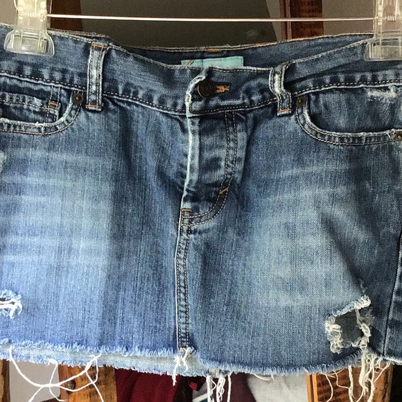 Beaded Jean Skirt - Picture 4 of 4